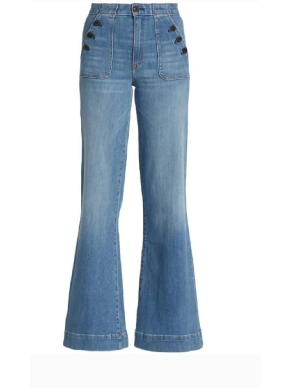 ASKK NY Brick House Wide Leg Dynomite Jeans - Size 27